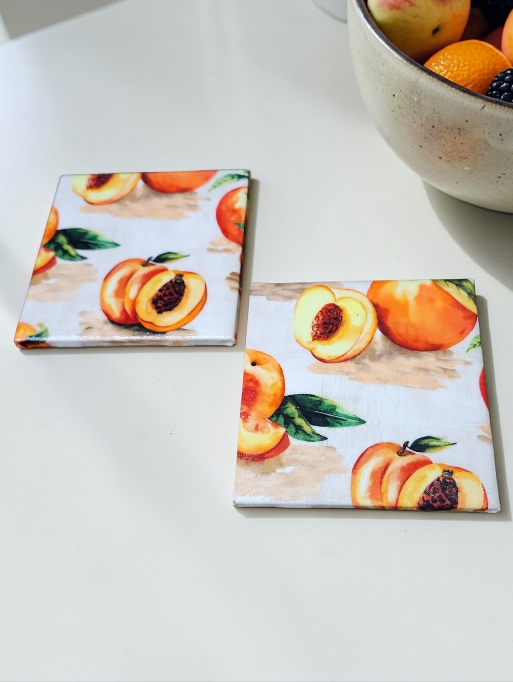 Just Peachy Coaster Set